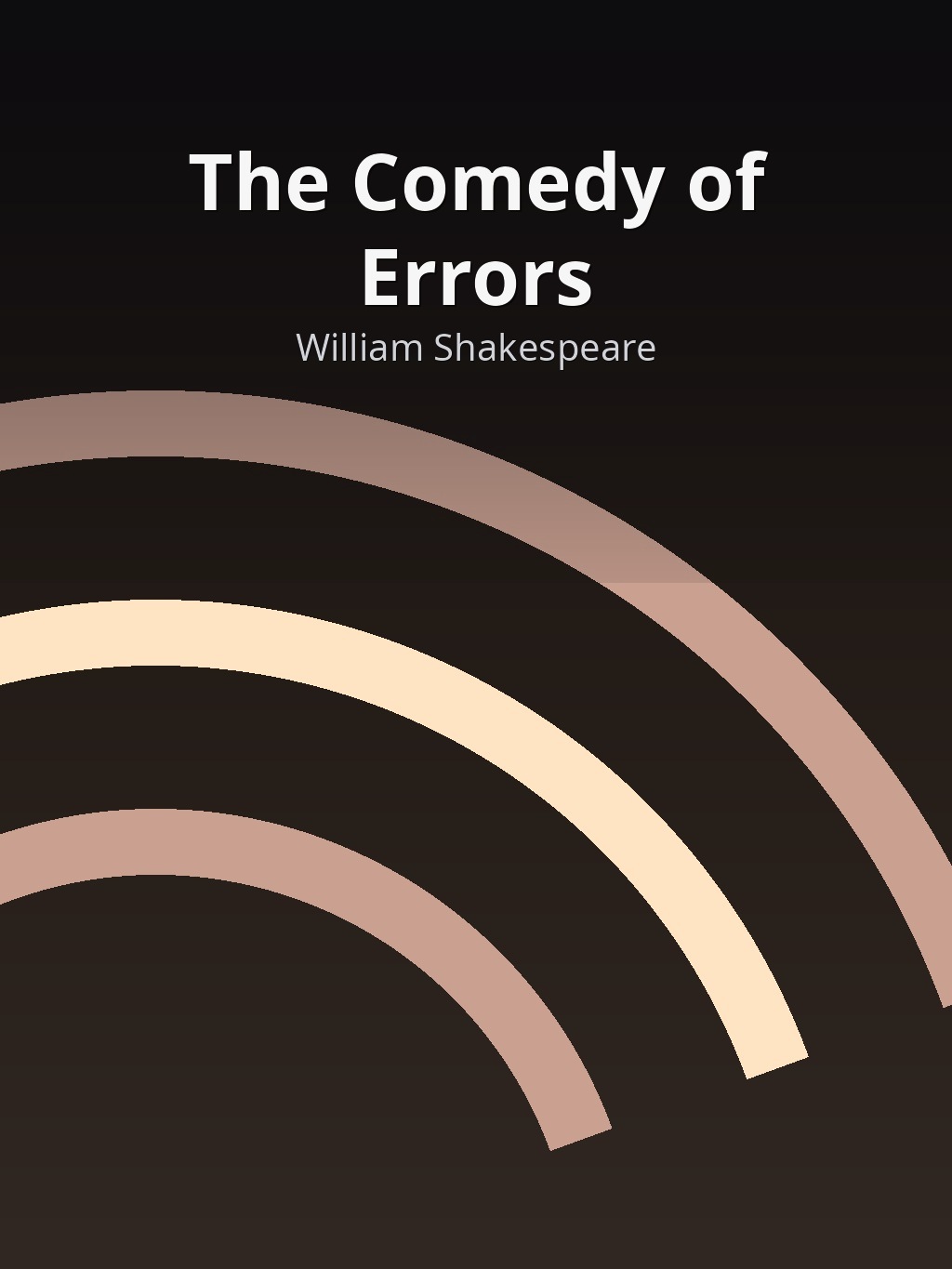 The Comedy of Errors by William Shakespeare book cover