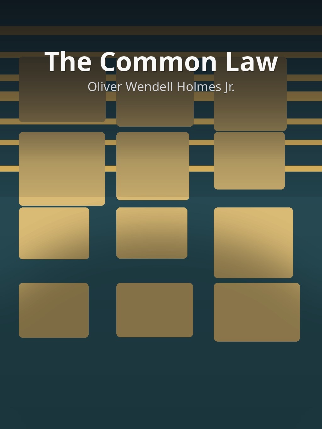 The Common Law by Oliver Wendell Holmes Jr. book cover