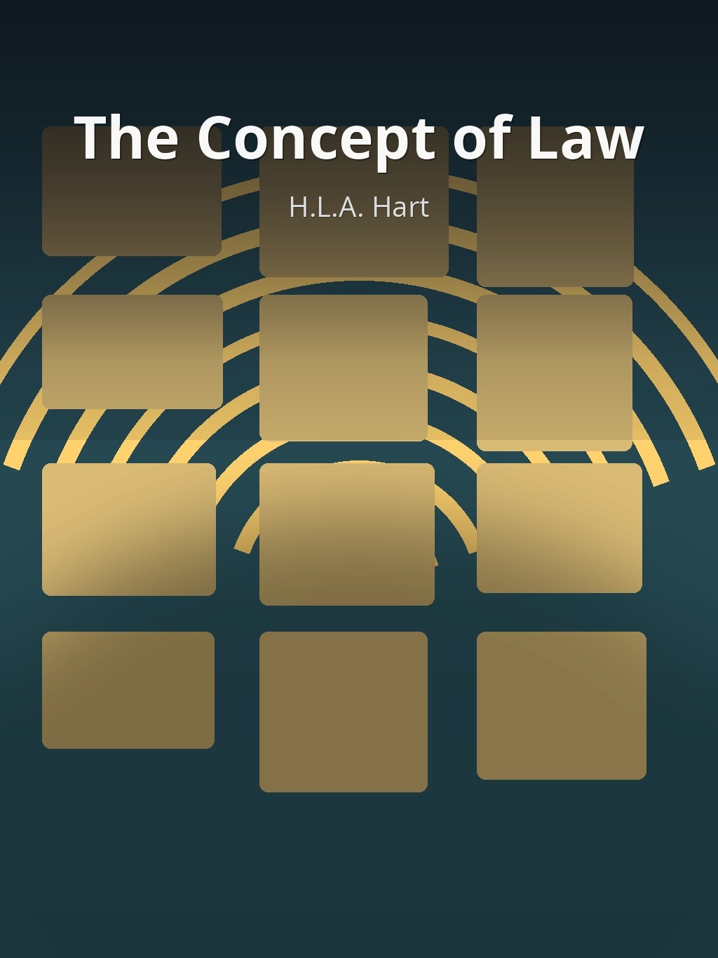 The Concept of Law by H.L.A. Hart book cover
