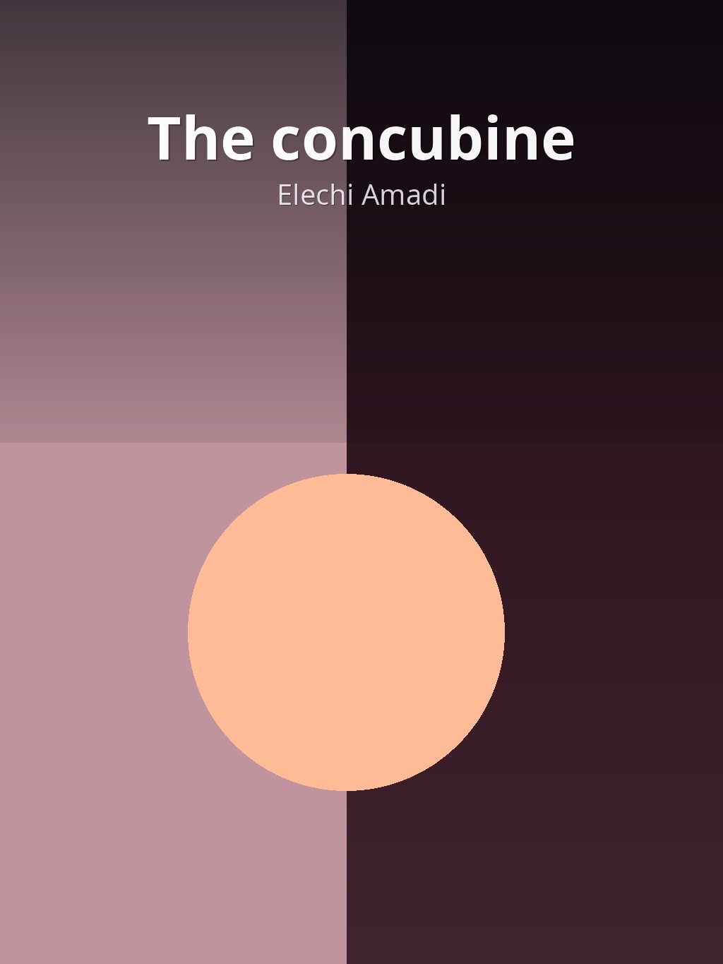 The concubine by Elechi Amadi book cover