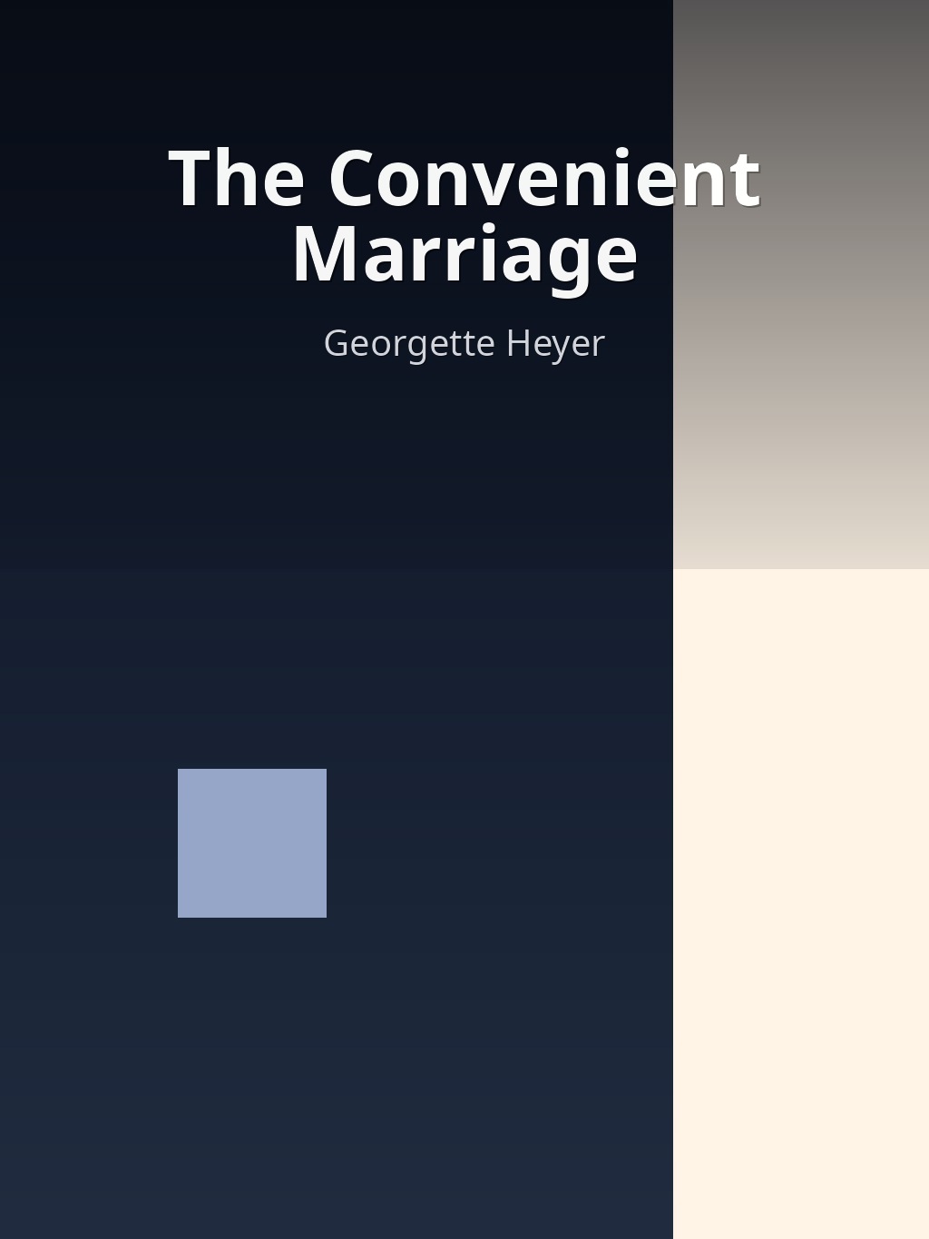 The Convenient Marriage by Georgette Heyer book cover