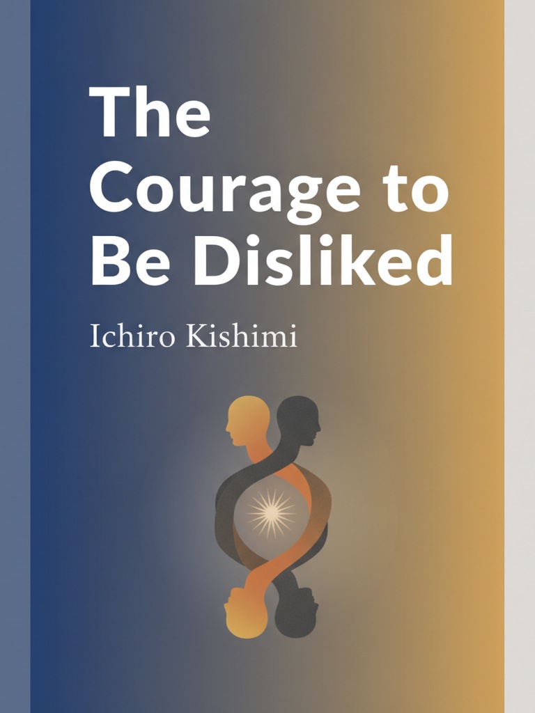 The Courage to Be Disliked by Ichiro Kishimi book cover