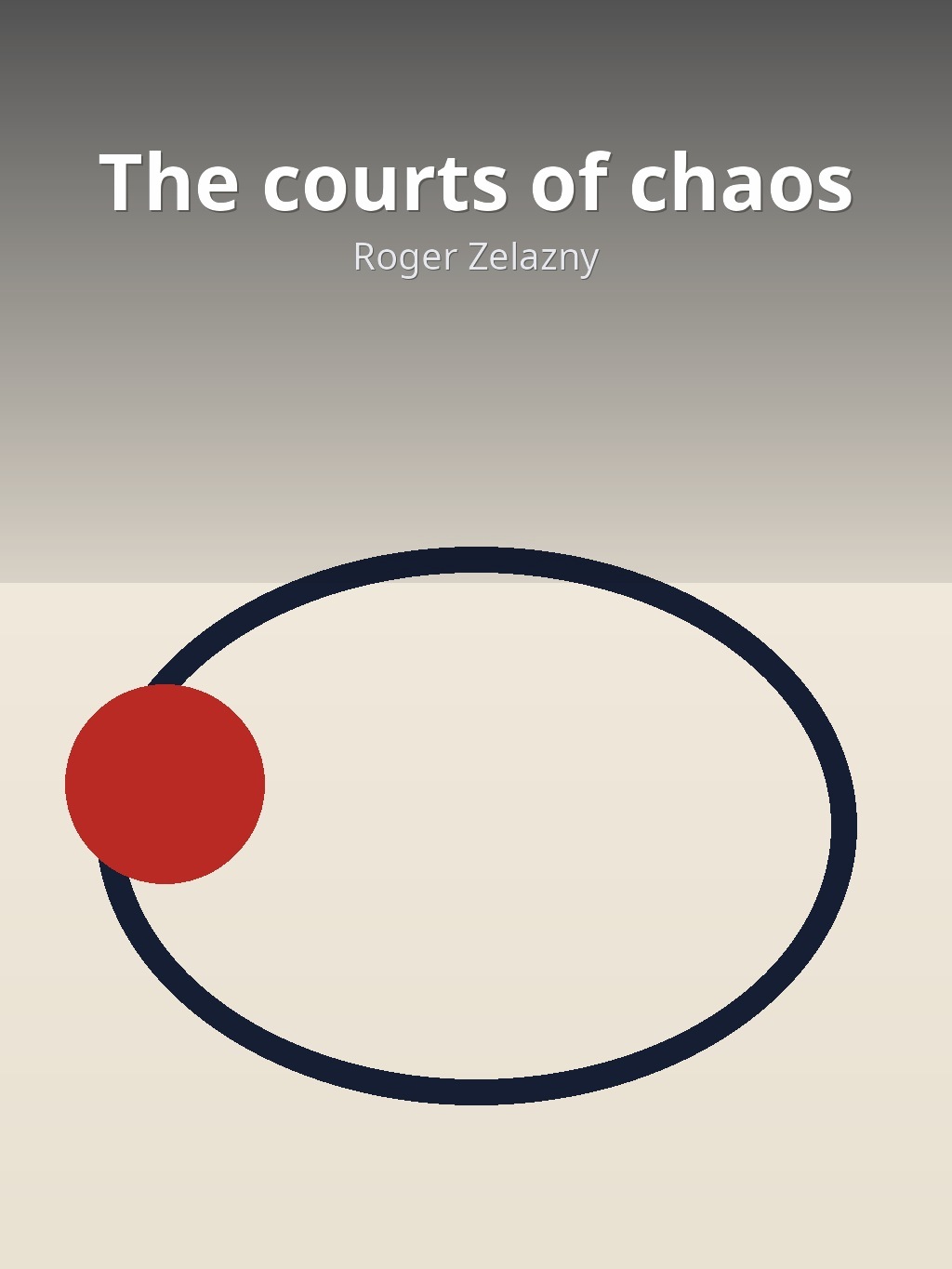 The courts of chaos by Roger Zelazny book cover
