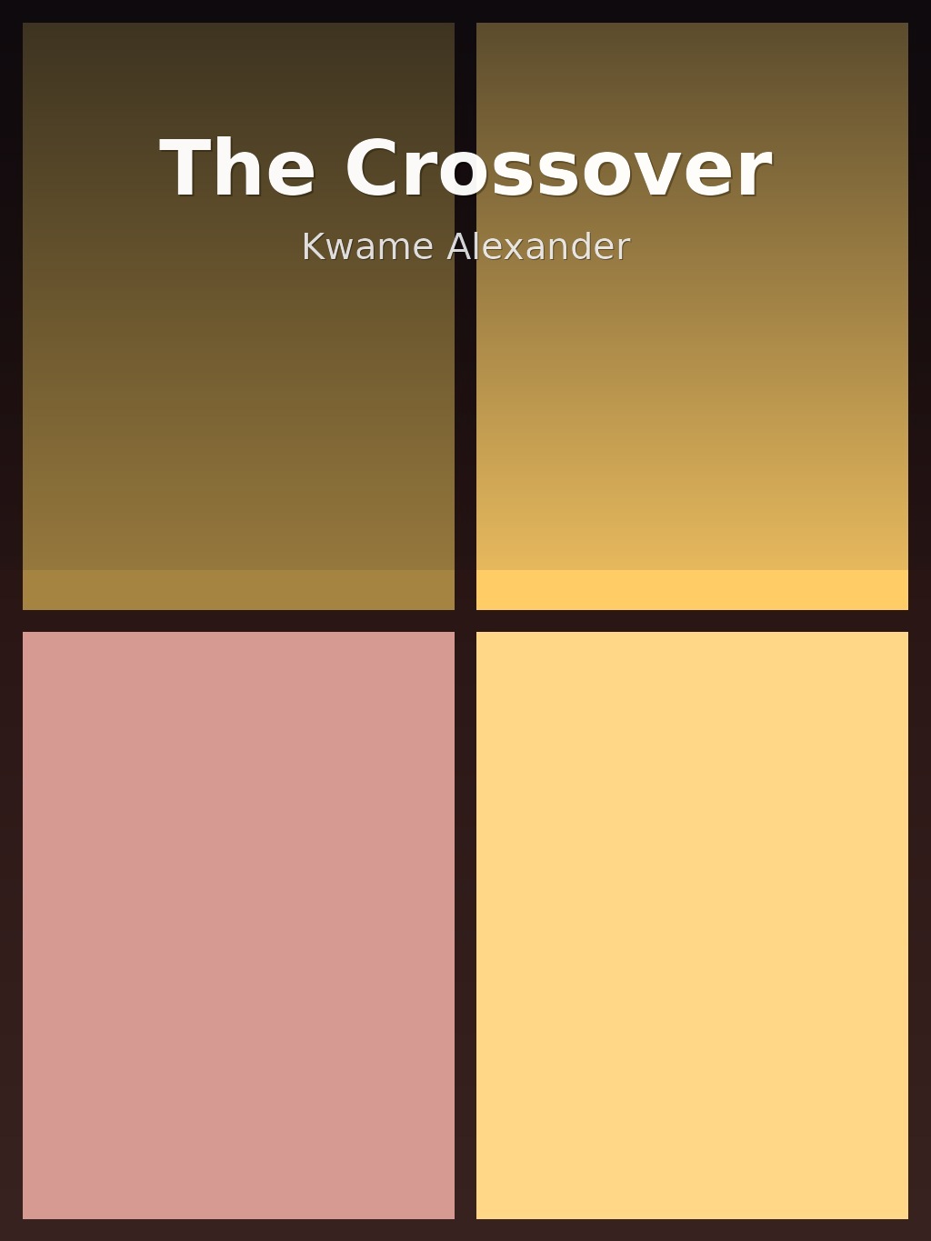 The Crossover by Kwame Alexander book cover