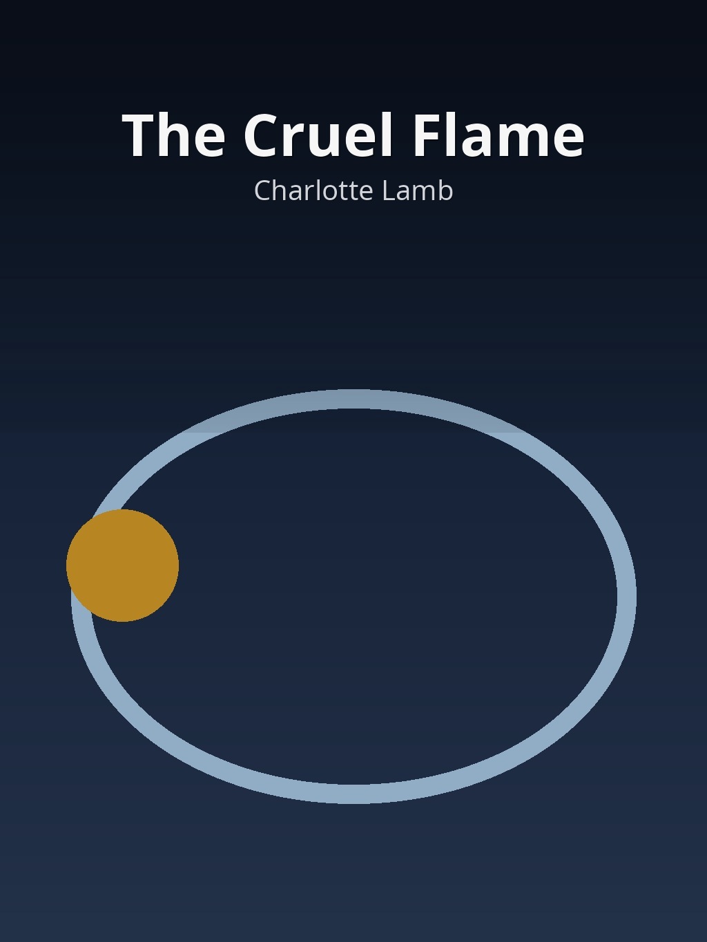 The Cruel Flame by Charlotte Lamb book cover