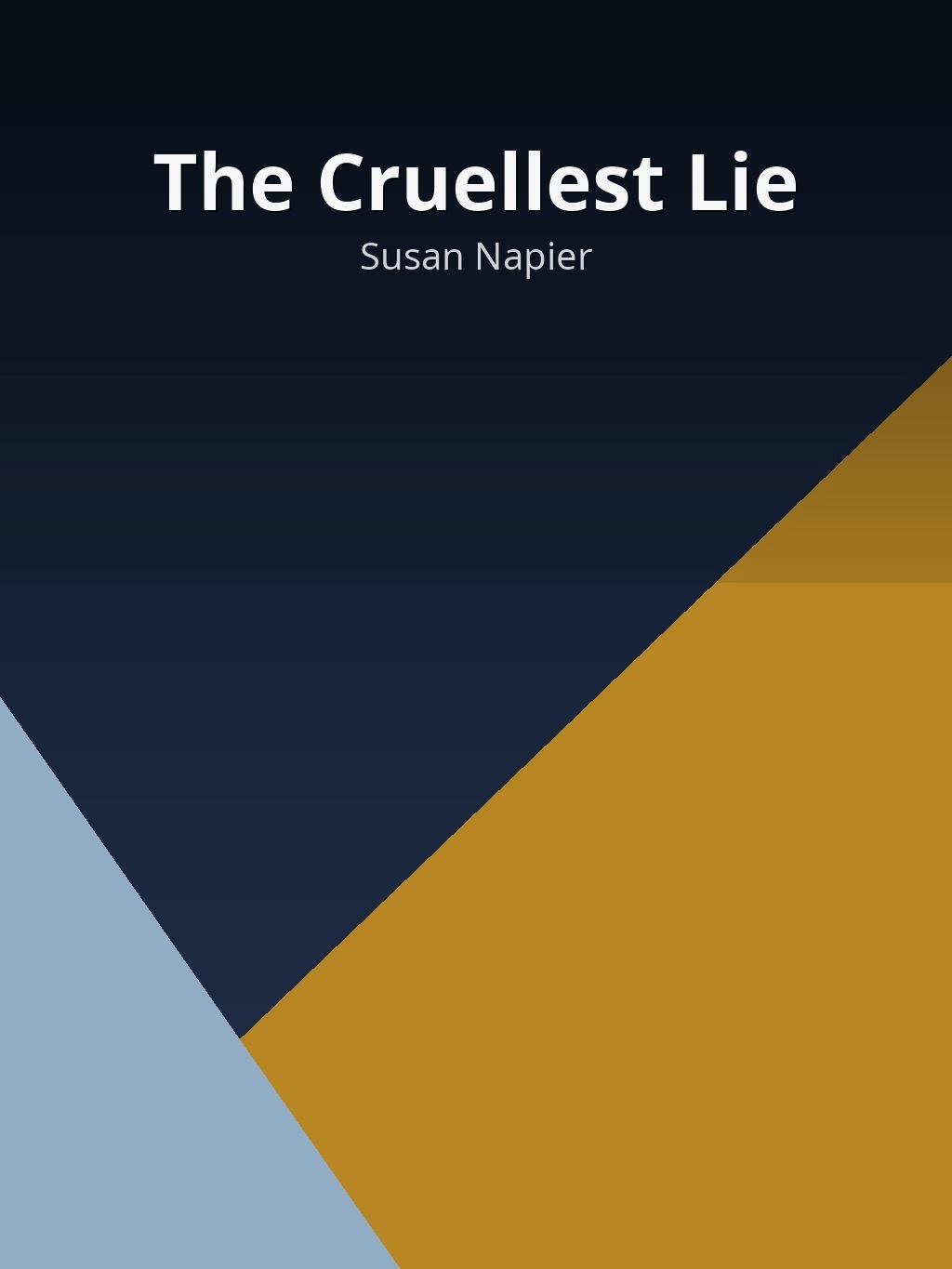 The Cruellest Lie by Susan Napier book cover