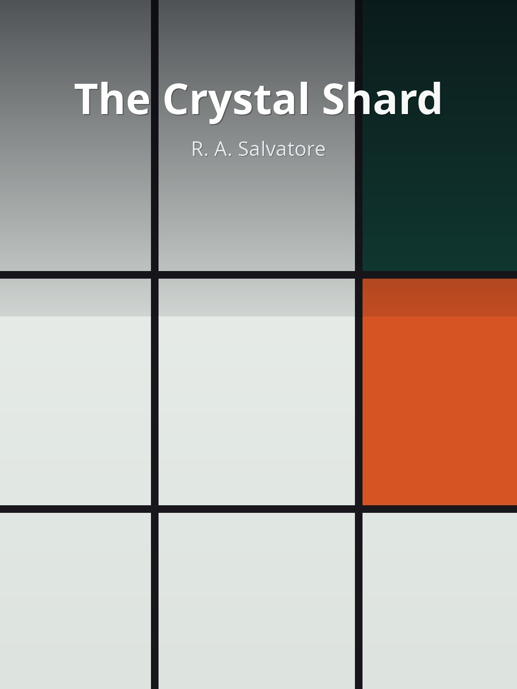 The Crystal Shard by R. A. Salvatore book cover