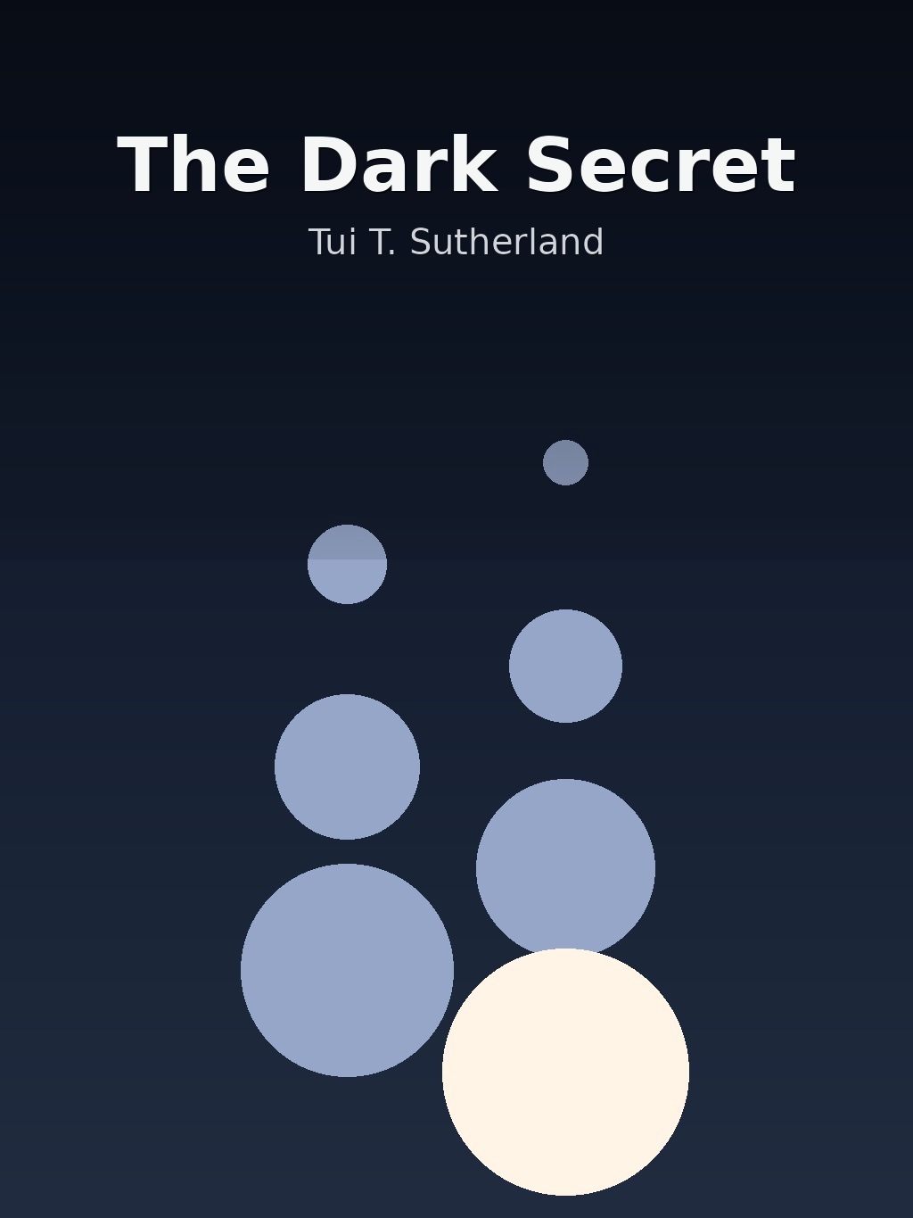 The Dark Secret by Tui T. Sutherland book cover