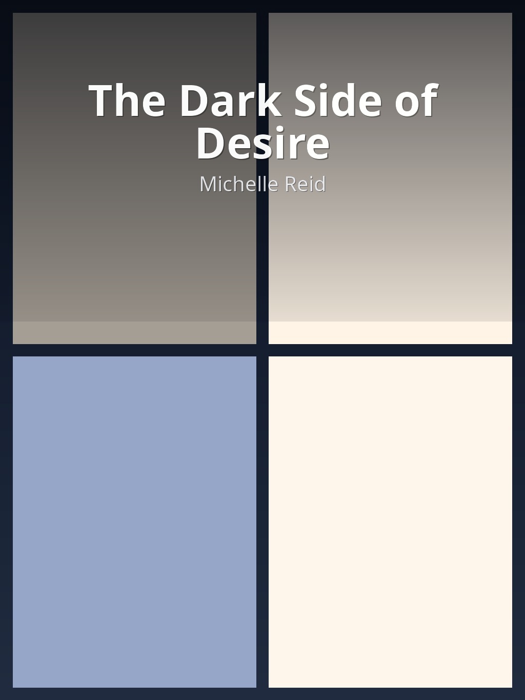 The Dark Side of Desire by Michelle Reid book cover