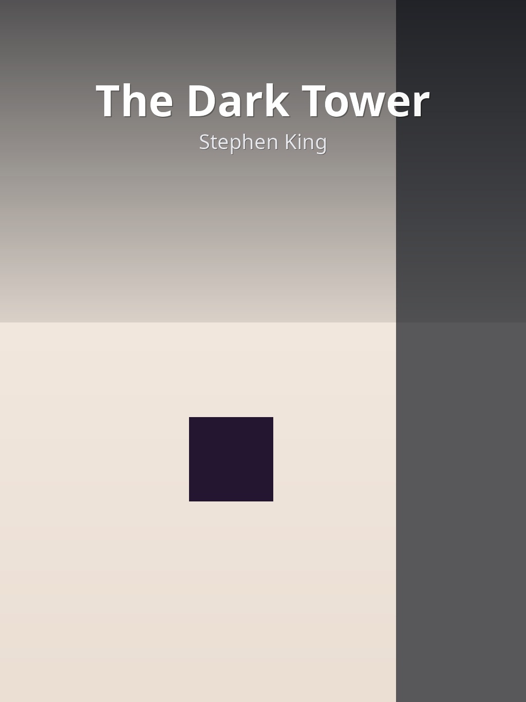 The Dark Tower by Stephen King book cover