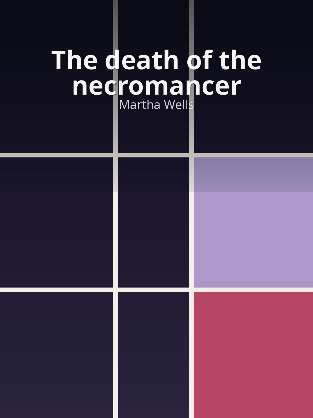The death of the necromancer by Martha Wells book cover