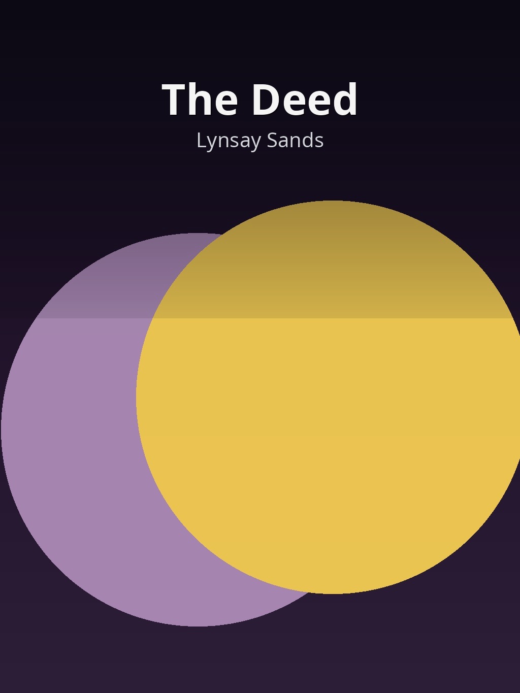 The Deed by Lynsay Sands book cover