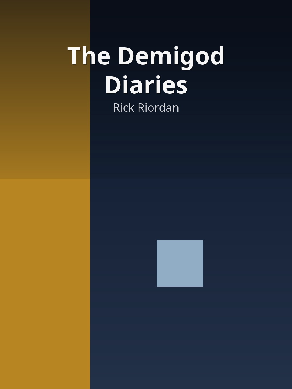 The Demigod Diaries by Rick Riordan book cover