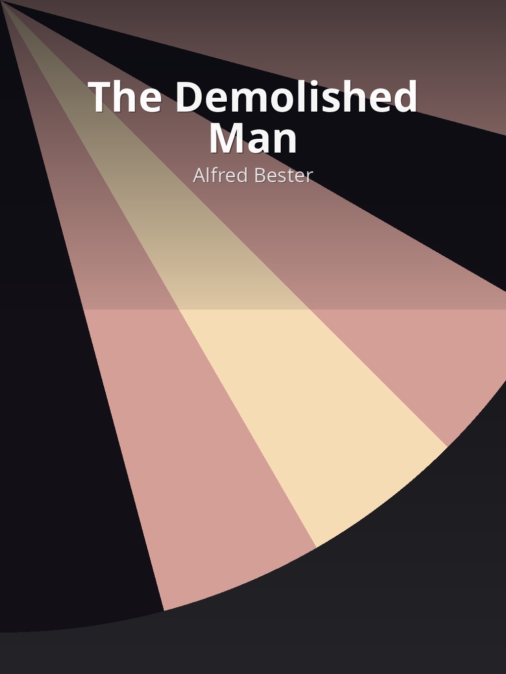 The Demolished Man by Alfred Bester book cover
