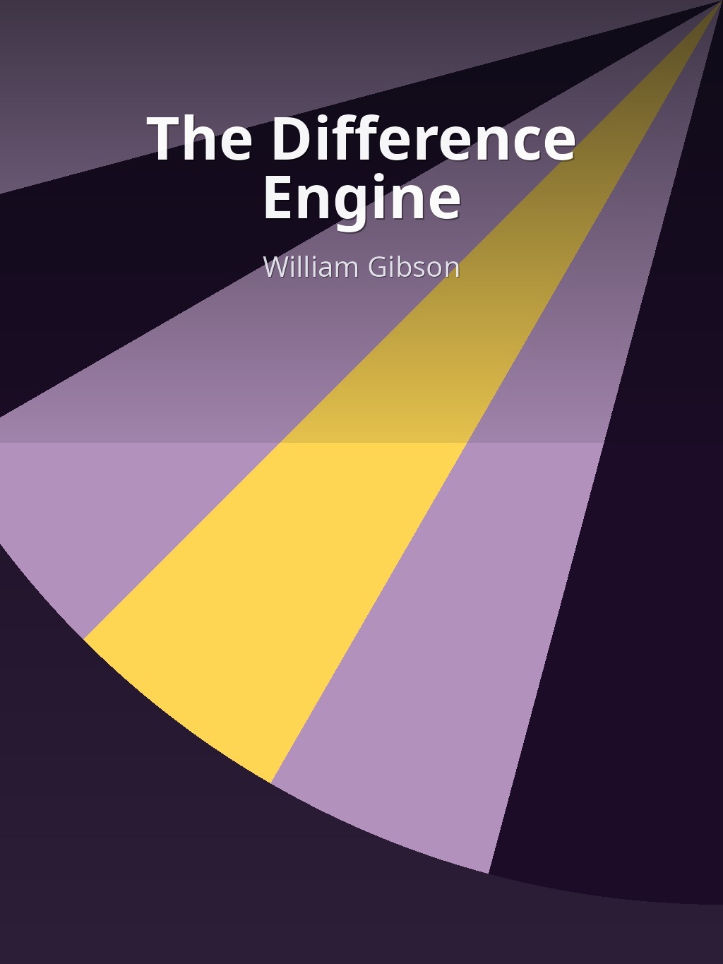 The Difference Engine by William Gibson book cover
