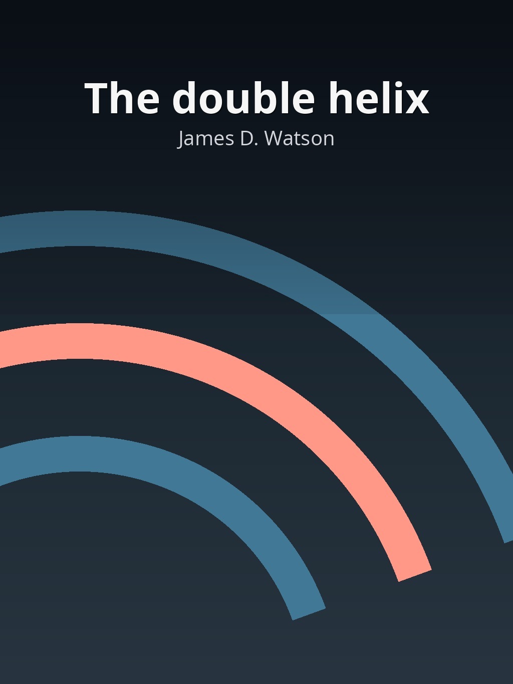 The double helix by James D. Watson book cover