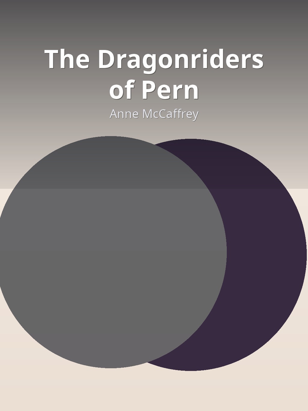 The Dragonriders of Pern by Anne McCaffrey book cover