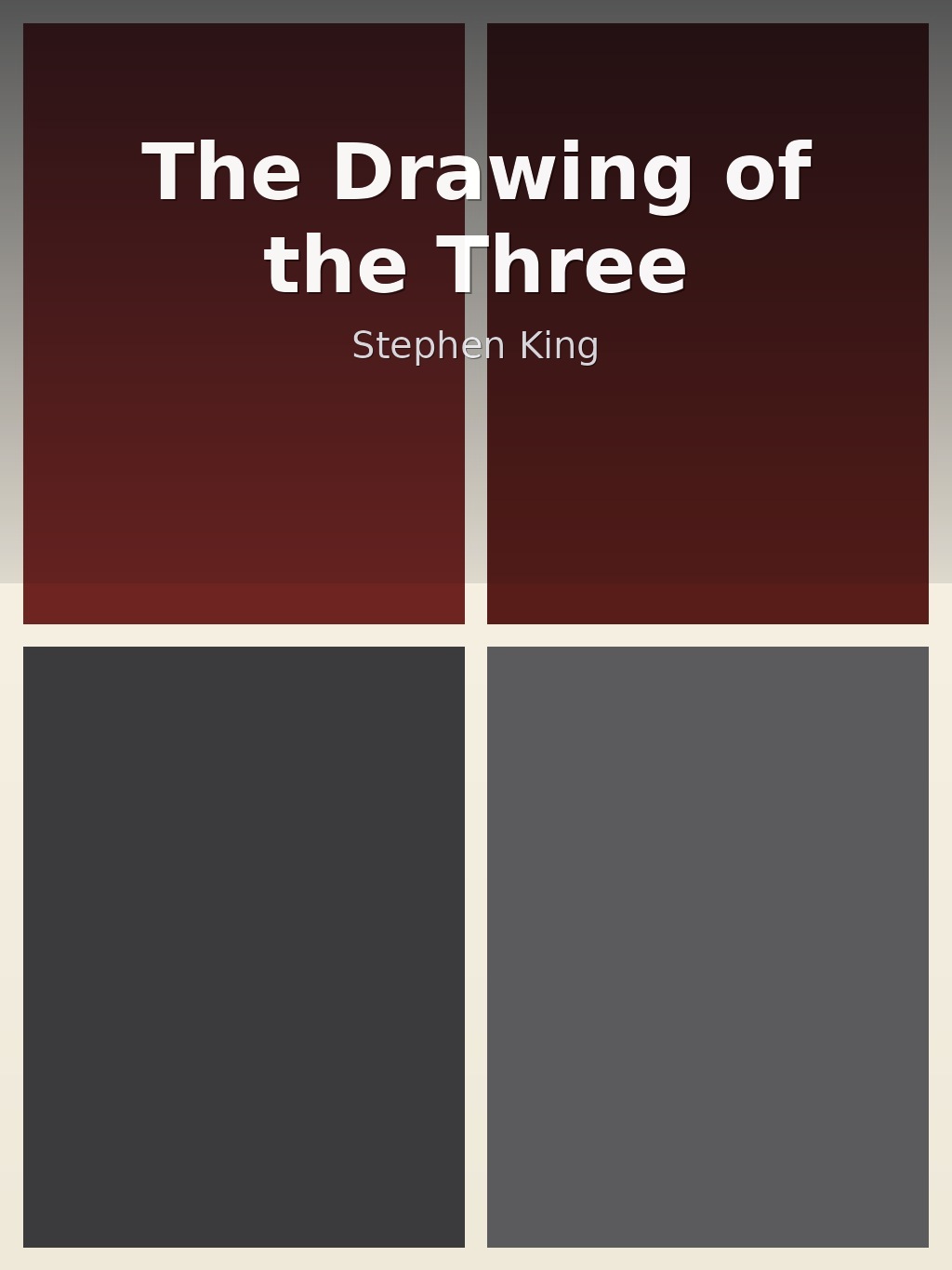 The Drawing of the Three by Stephen King book cover