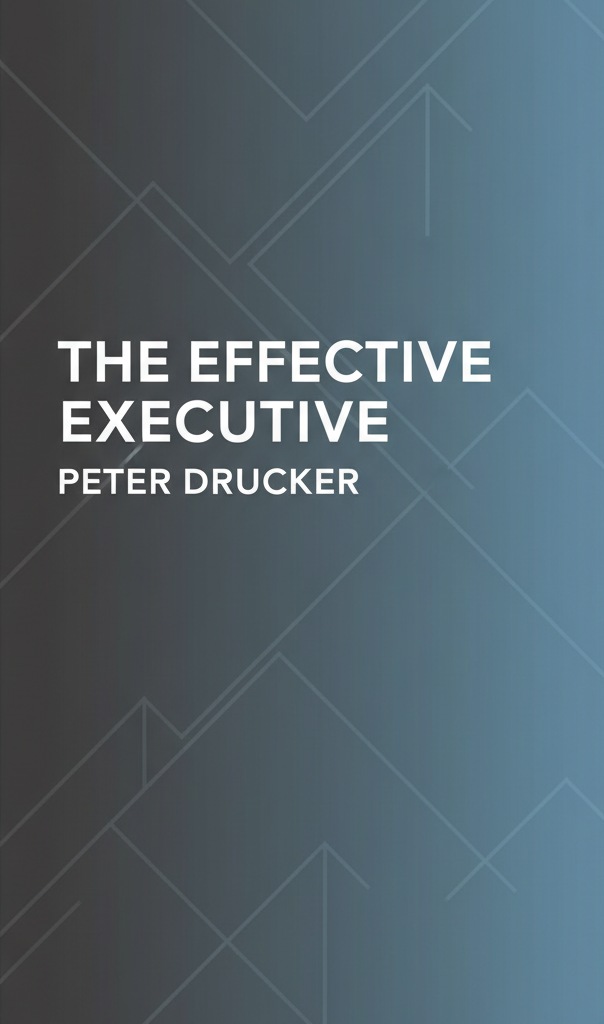 The Effective Executive by Peter F. Drucker book cover