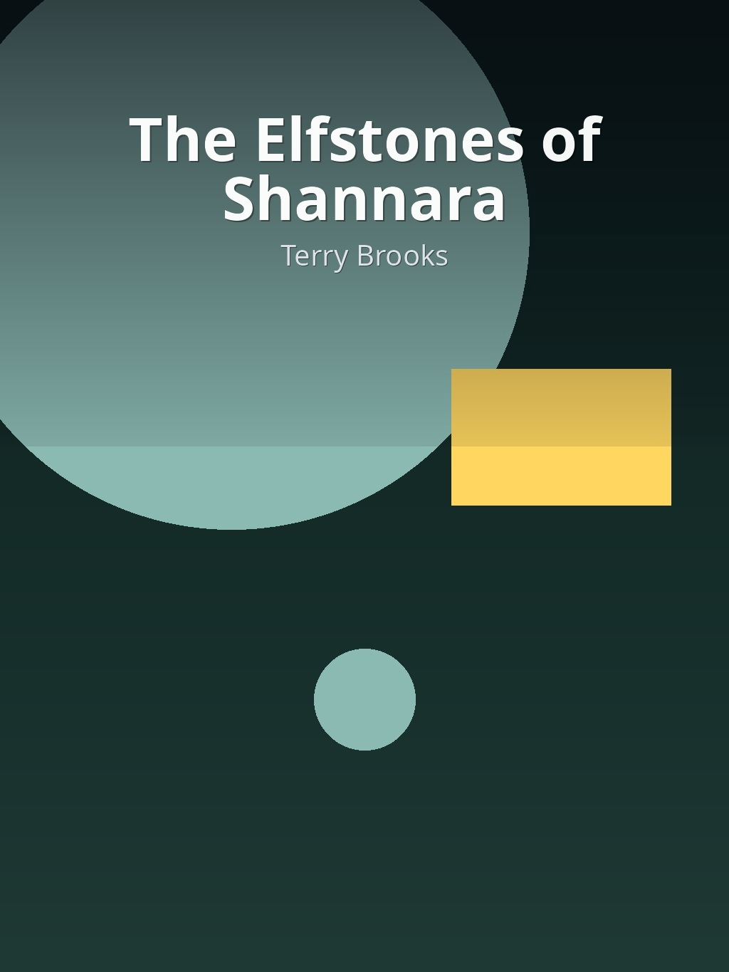 The Elfstones of Shannara by Terry Brooks book cover