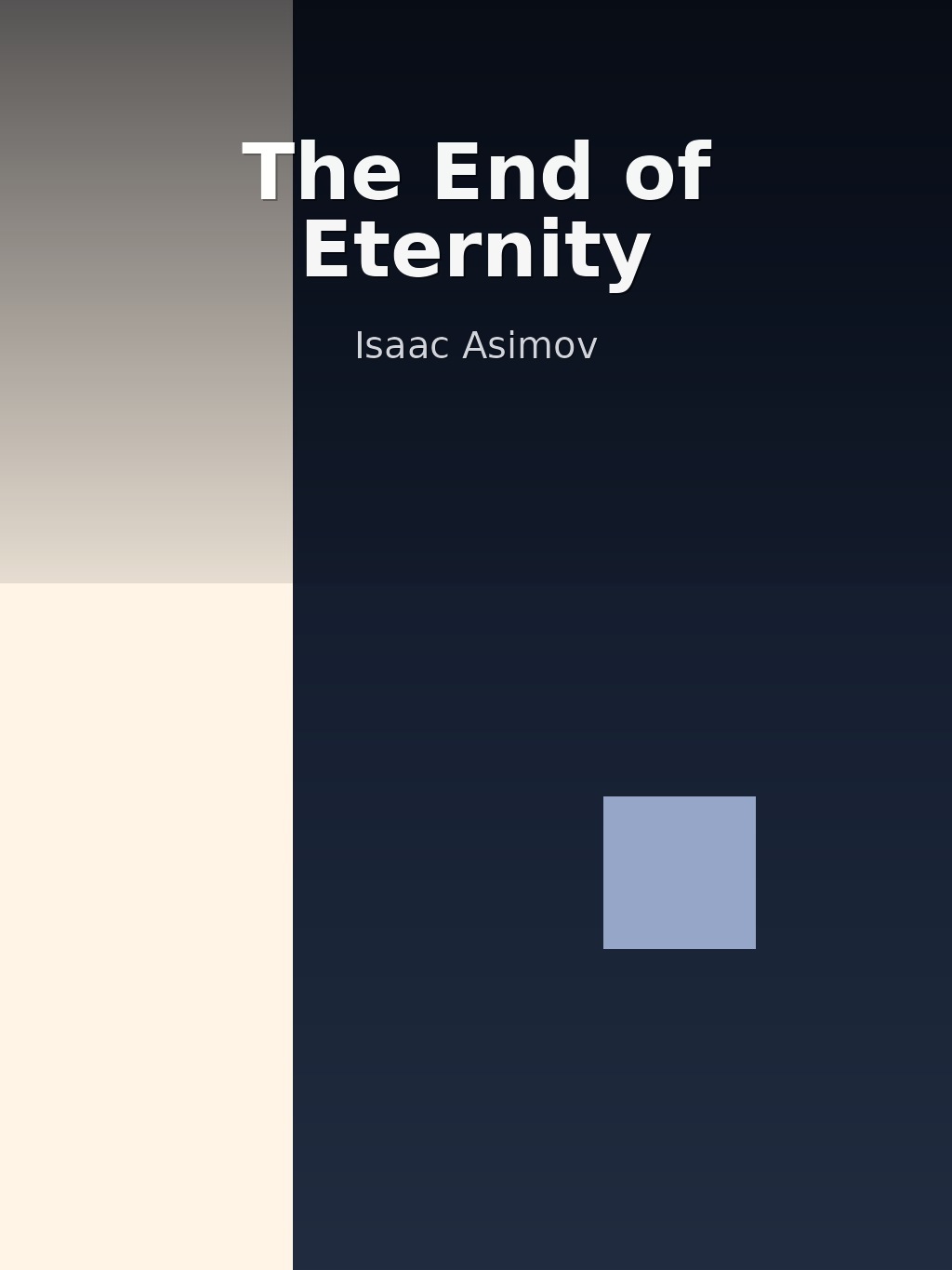The End of Eternity by Isaac Asimov book cover