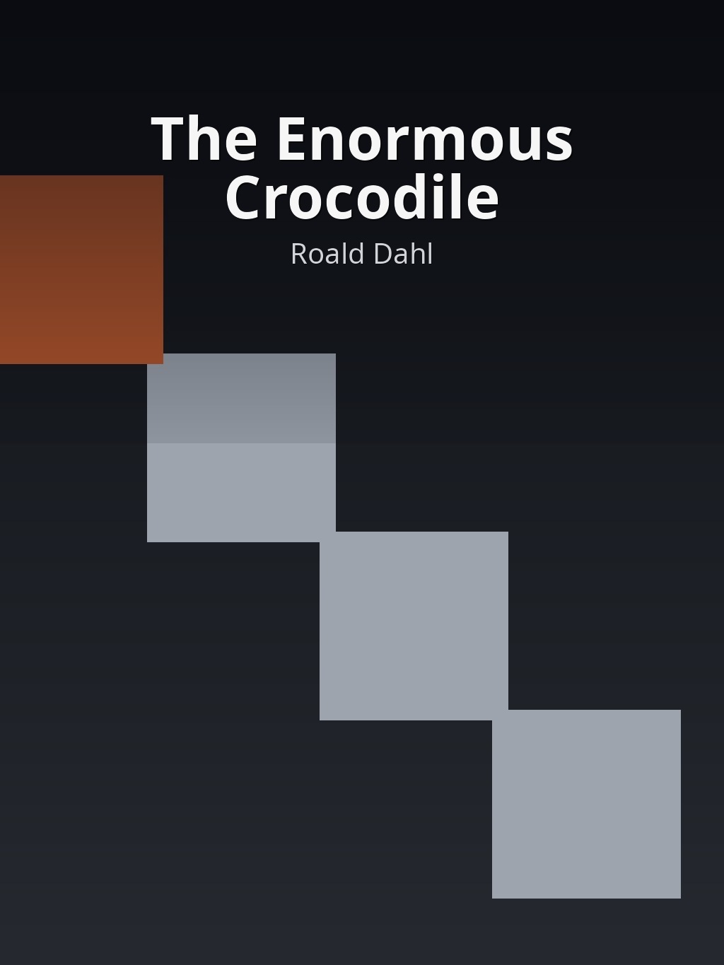 The Enormous Crocodile by Roald Dahl book cover