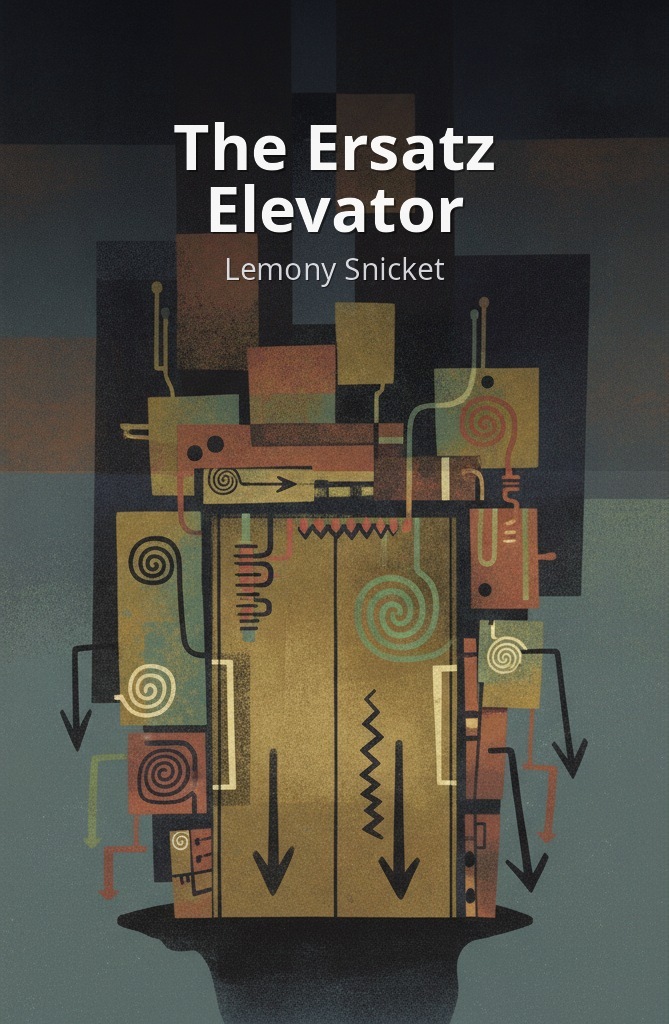 The Ersatz Elevator by Lemony Snicket book cover