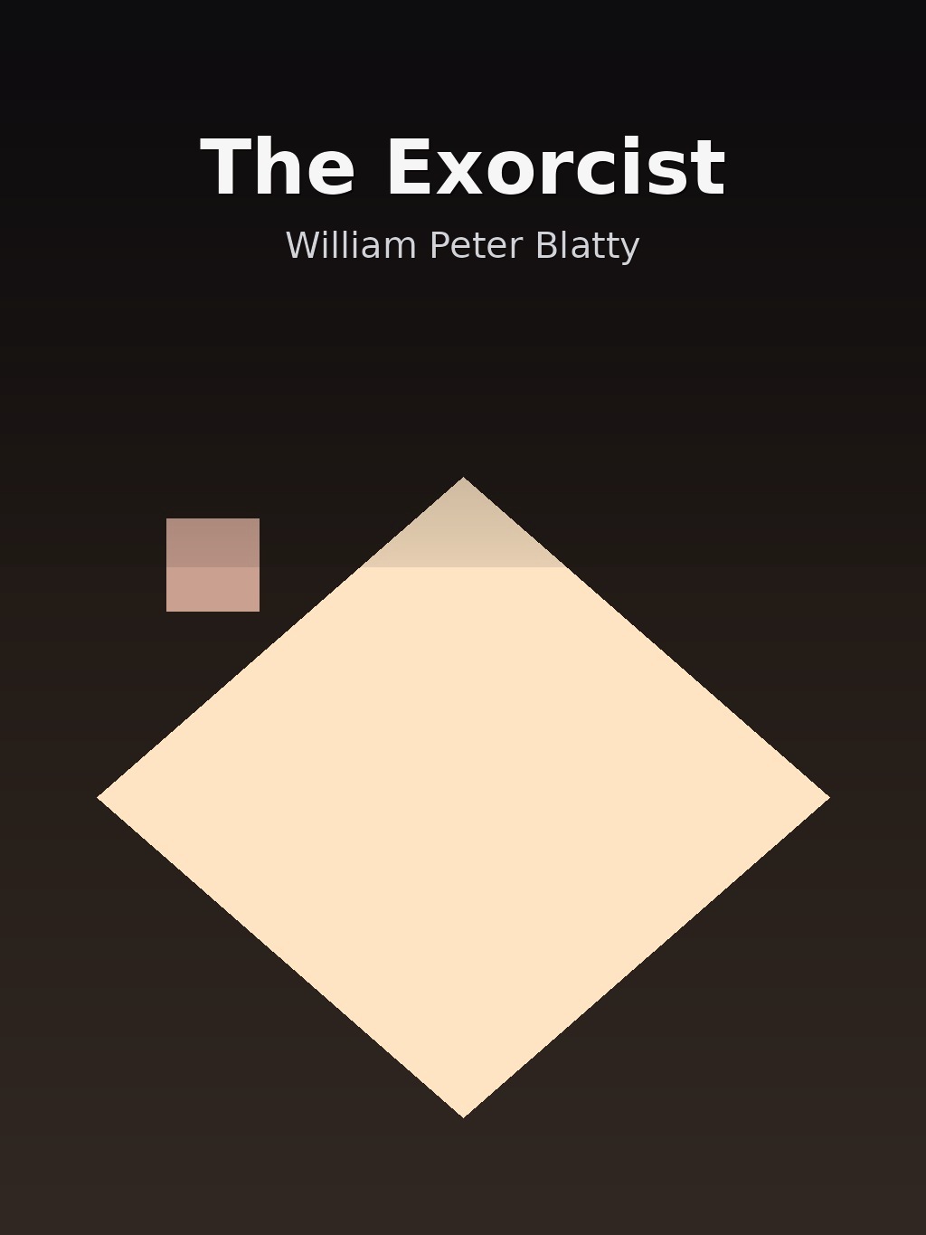 The Exorcist by William Peter Blatty book cover