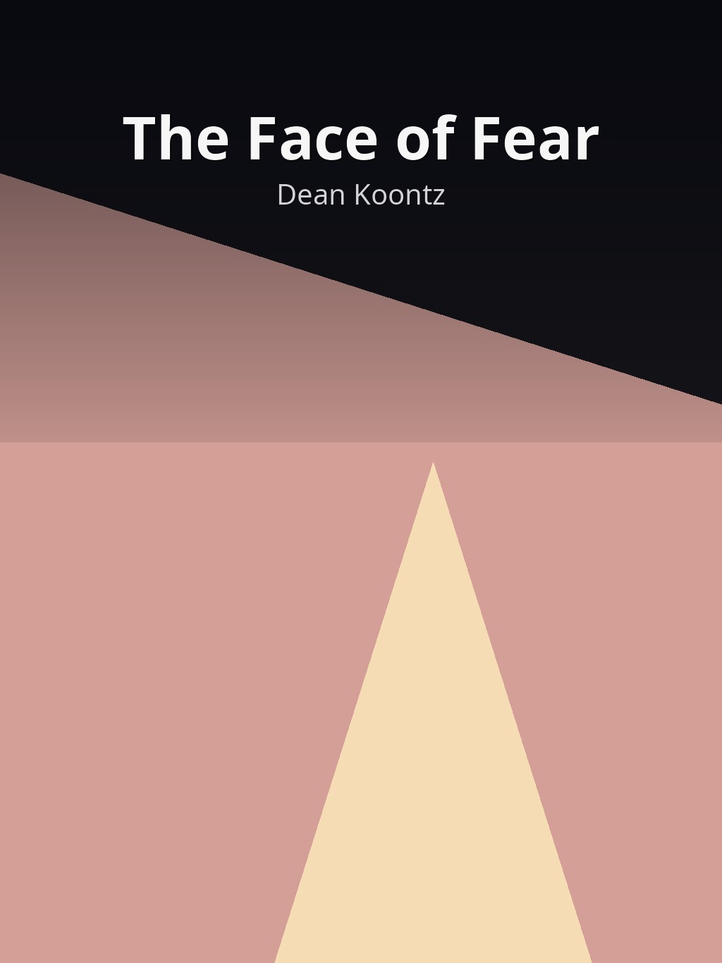 The Face of Fear by Dean Koontz book cover