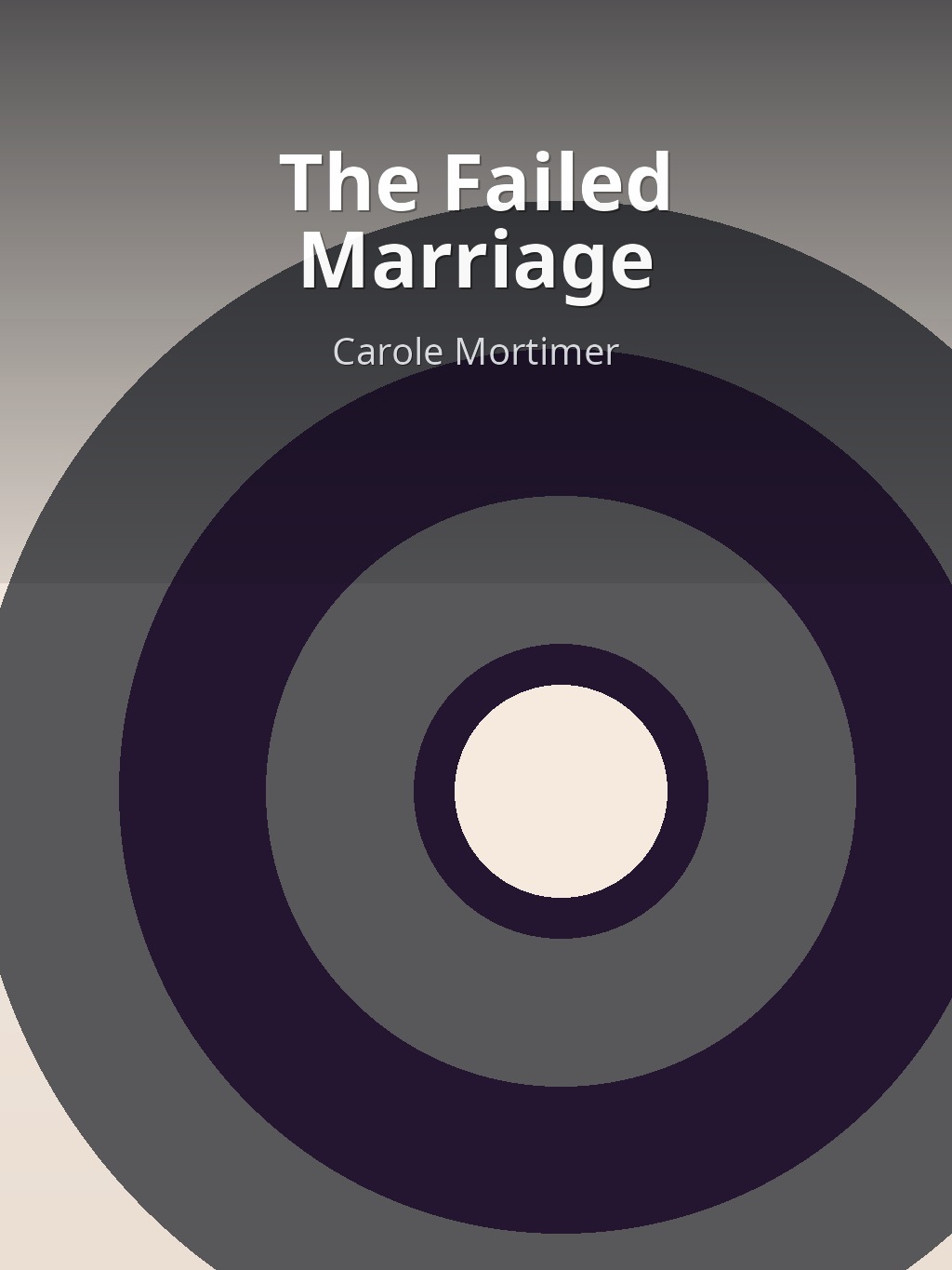The Failed Marriage by Carole Mortimer book cover