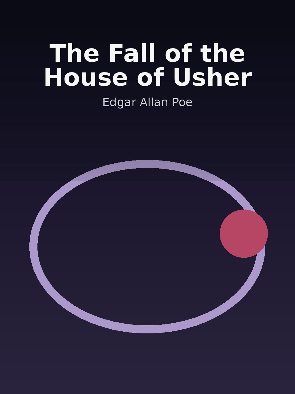 The Fall of the House of Usher by Edgar Allan Poe book cover