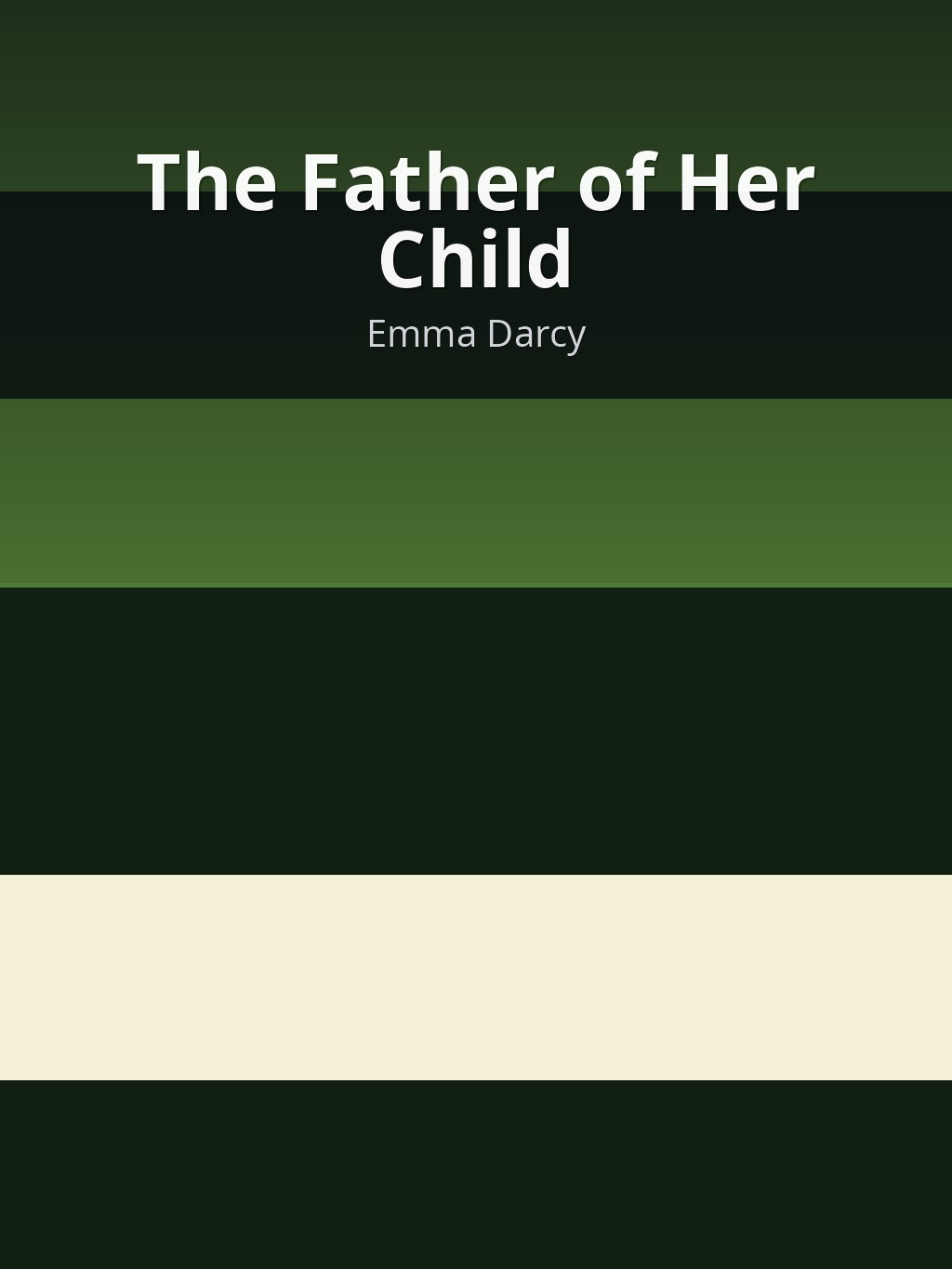 The Father of Her Child by Emma Darcy book cover