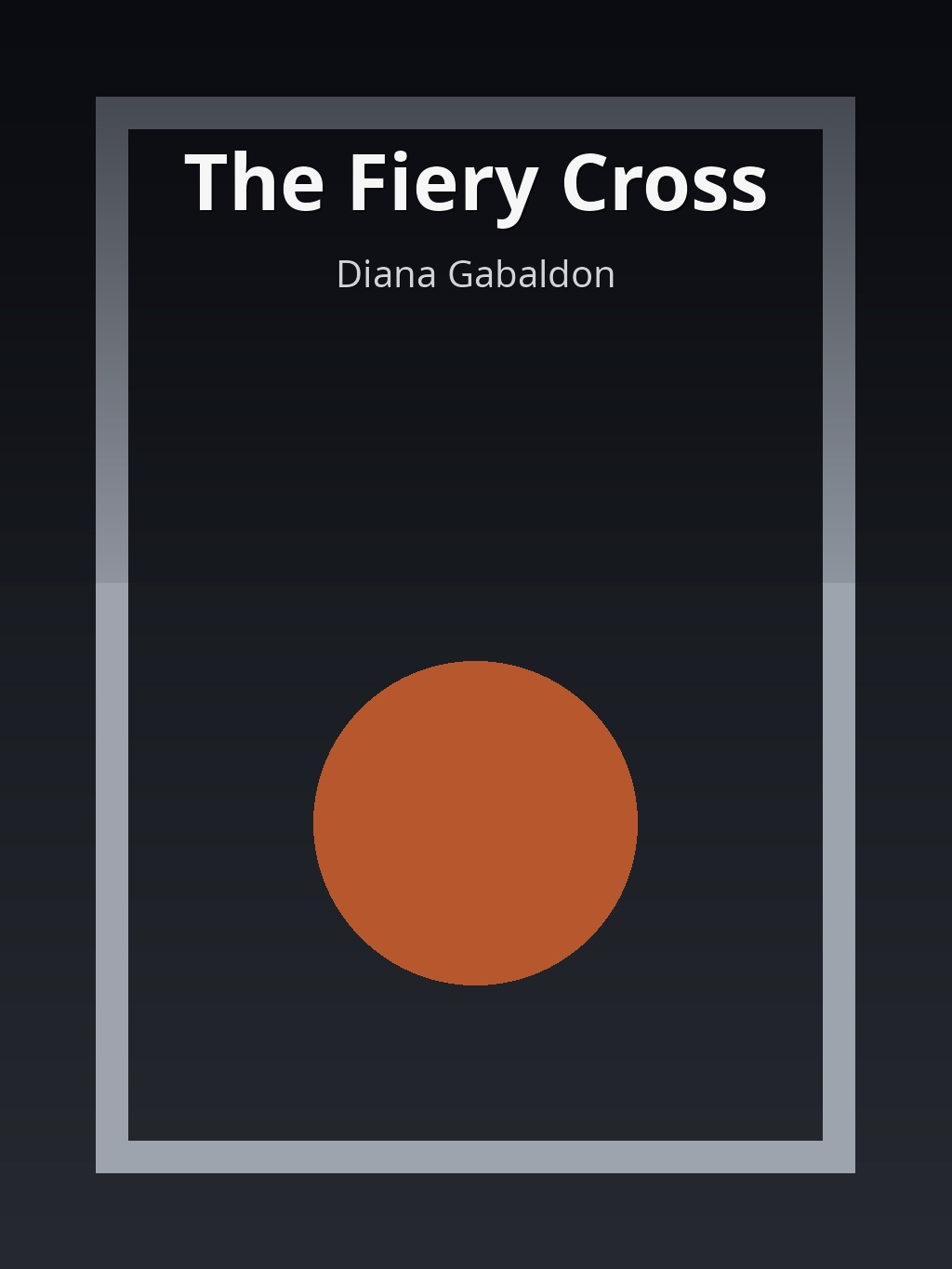 The Fiery Cross by Diana Gabaldon book cover
