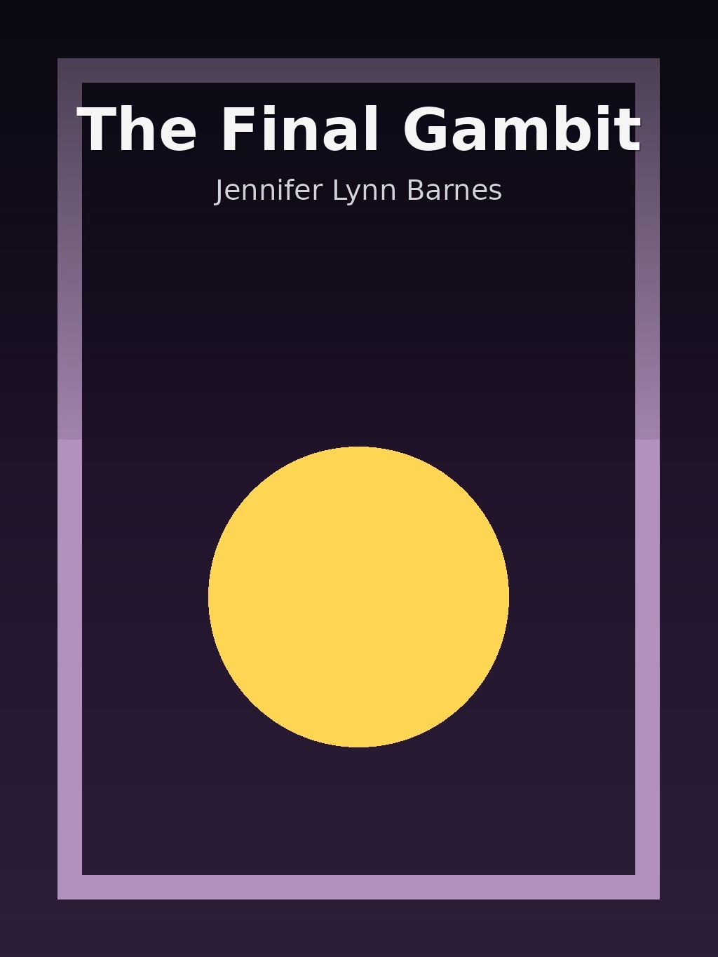 The Final Gambit by Jennifer Lynn Barnes book cover