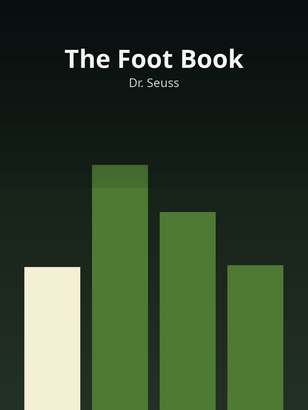 The Foot Book by Dr. Seuss book cover