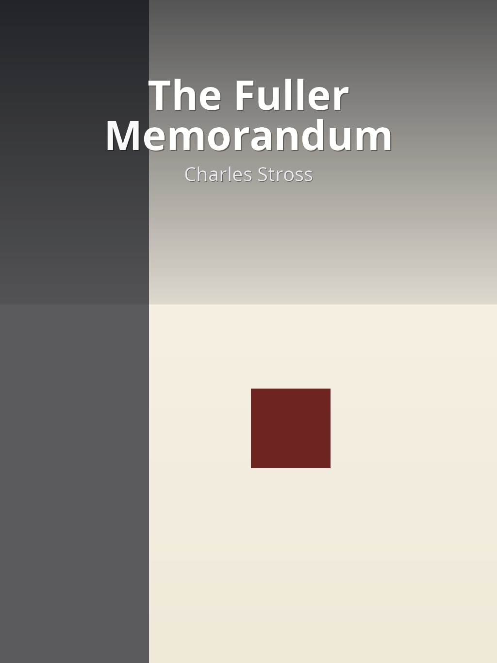 The Fuller Memorandum by Charles Stross book cover