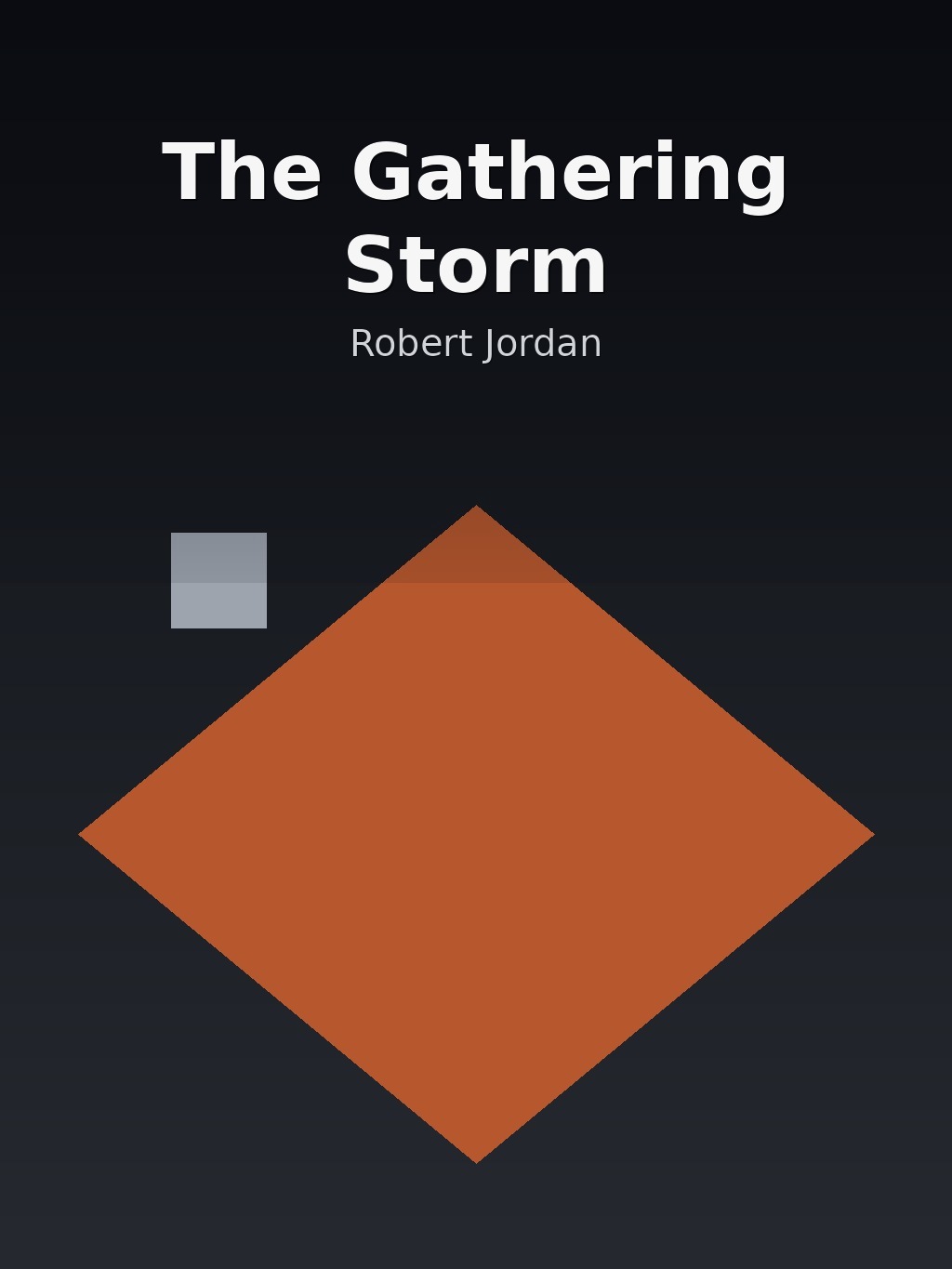 The Gathering Storm by Robert Jordan book cover