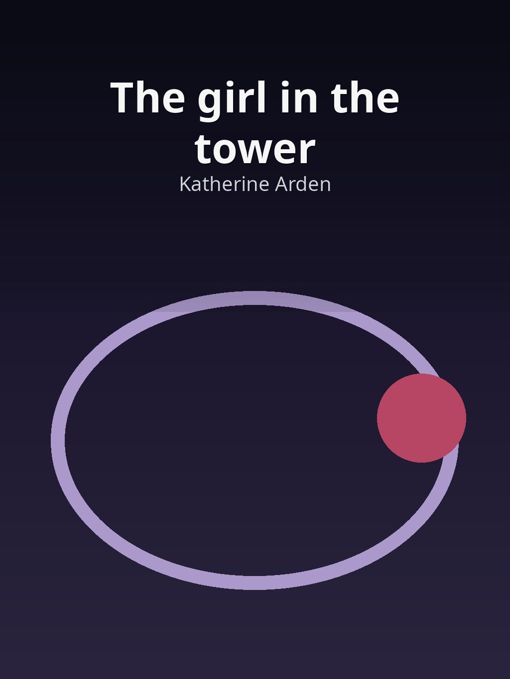 The girl in the tower by Katherine Arden book cover