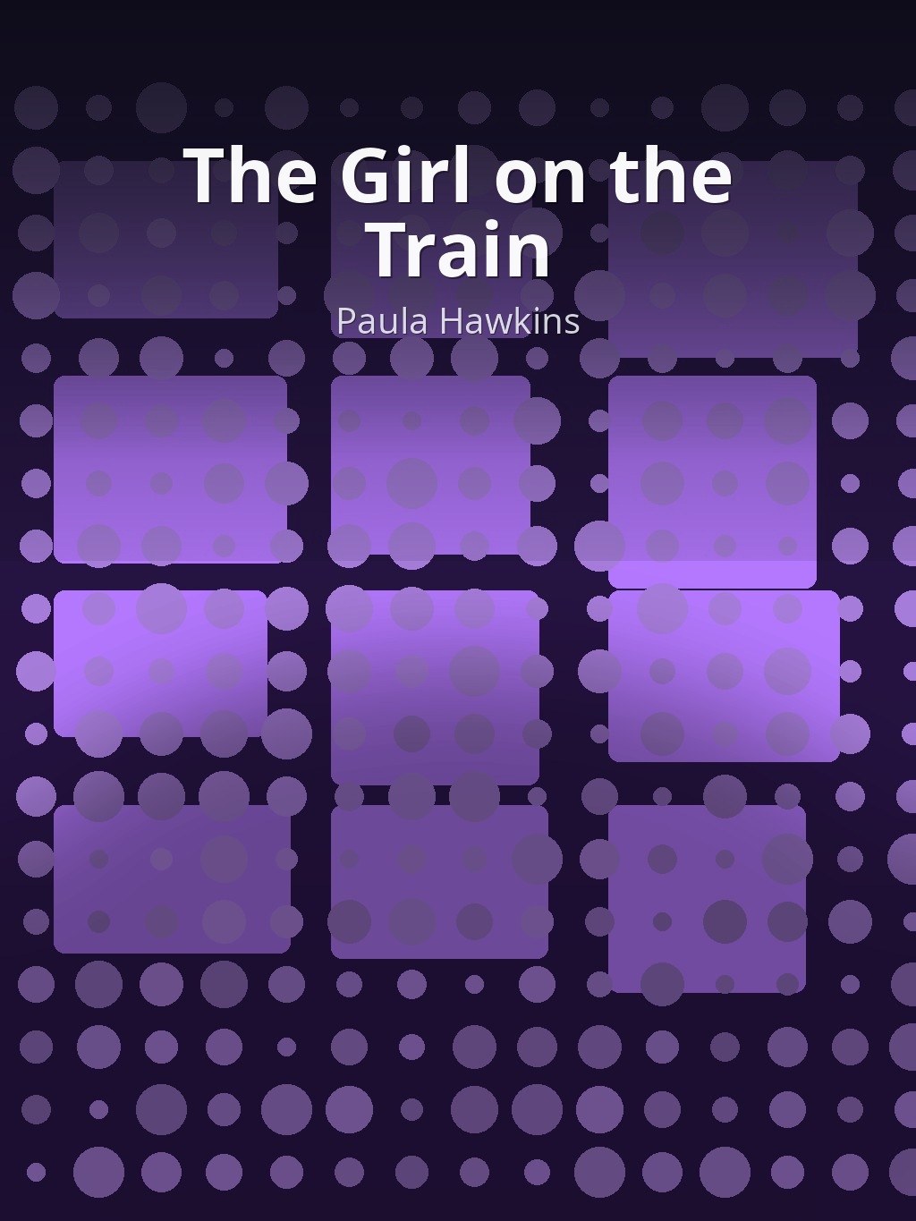 The Girl on the Train by Paula Hawkins book cover