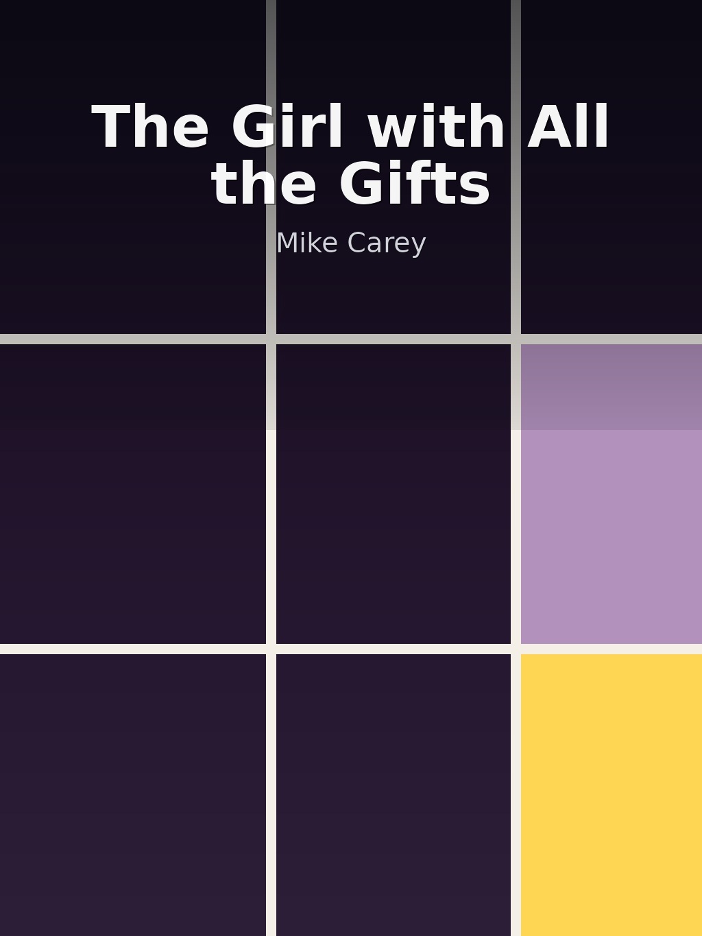 The Girl with All the Gifts by Mike Carey book cover