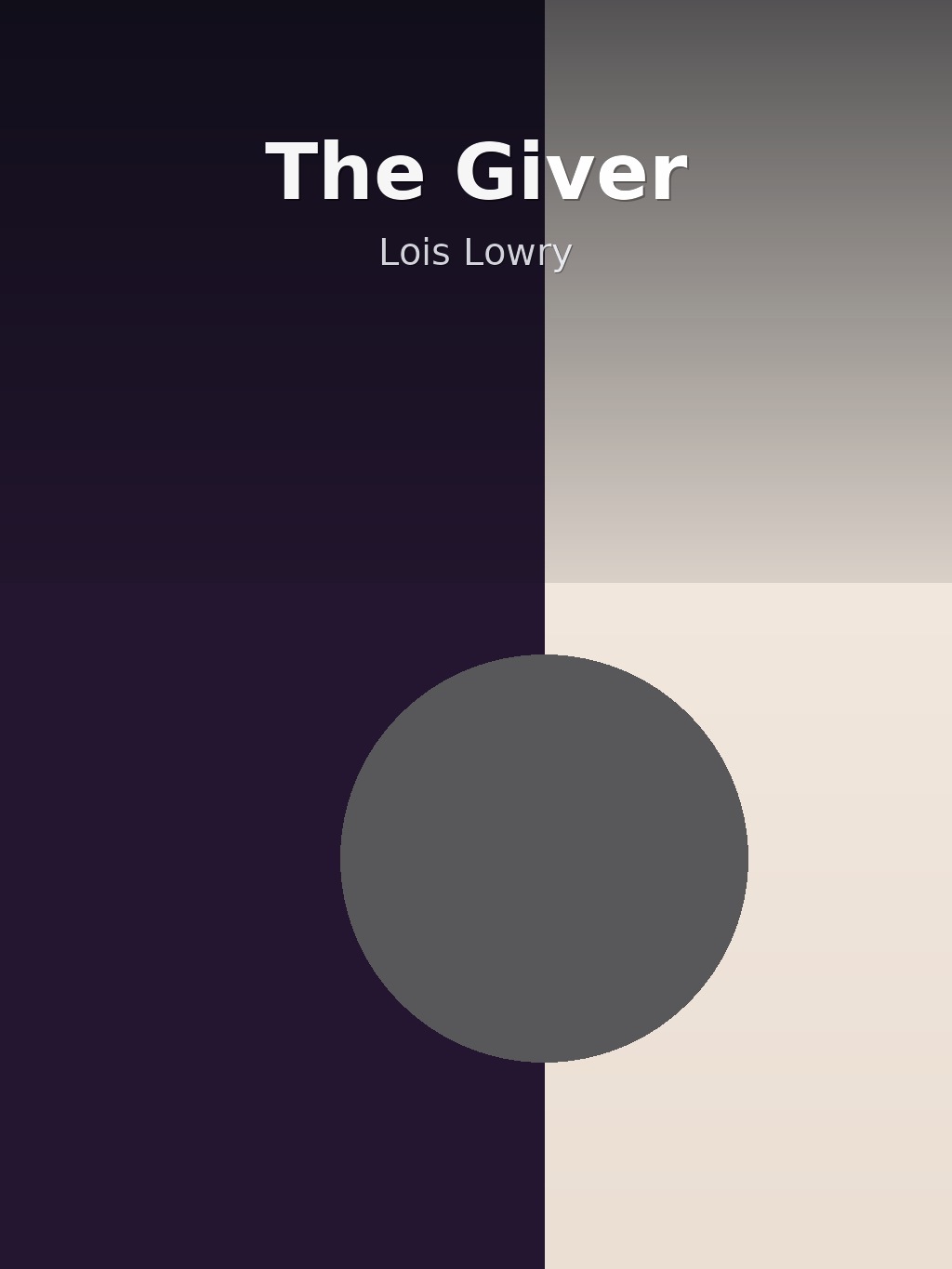 The Giver by Lois Lowry book cover