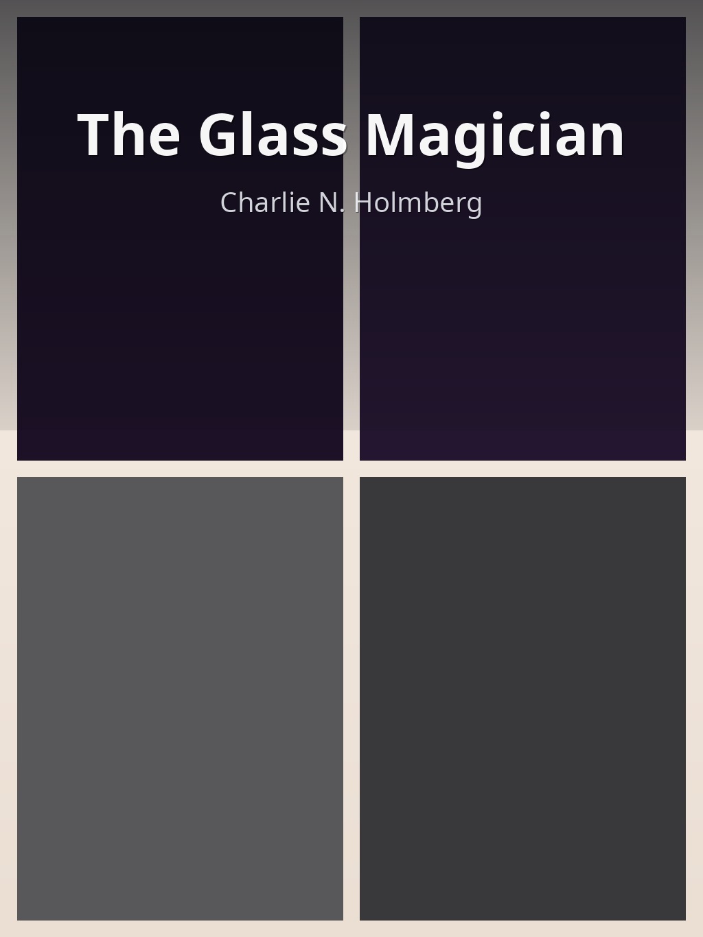 The Glass Magician by Charlie N. Holmberg book cover