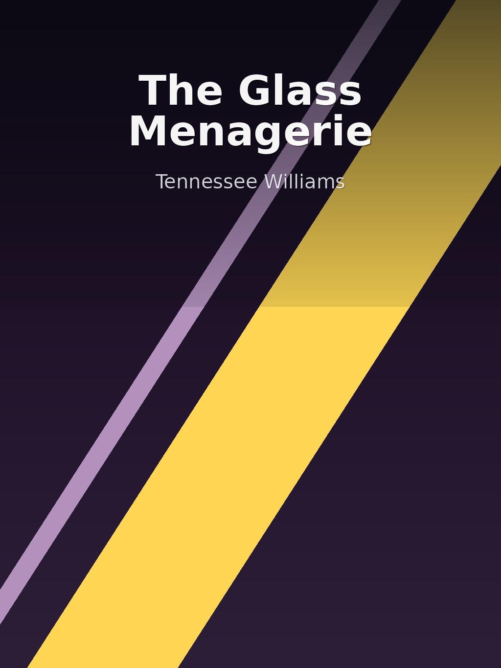 The Glass Menagerie by Tennessee Williams book cover