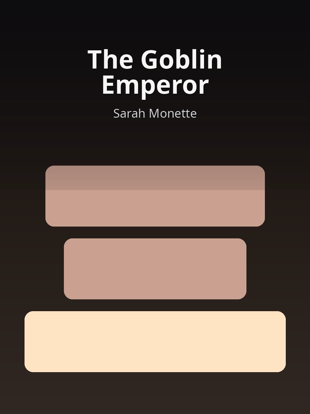 The Goblin Emperor by Sarah Monette book cover