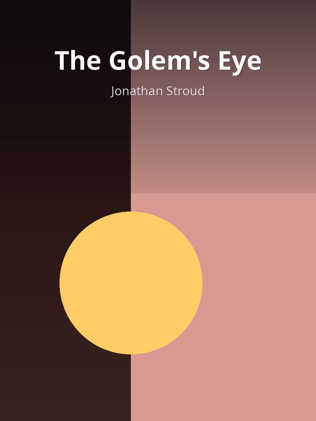 The Golem's Eye by Jonathan Stroud book cover