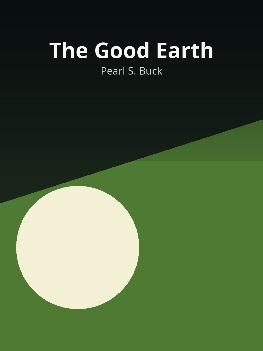The Good Earth by Pearl S. Buck book cover