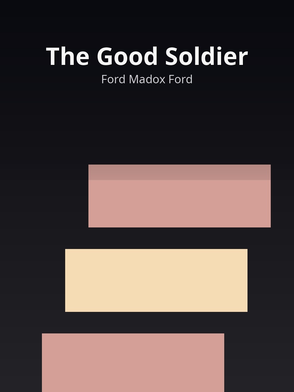 The Good Soldier by Ford Madox Ford book cover