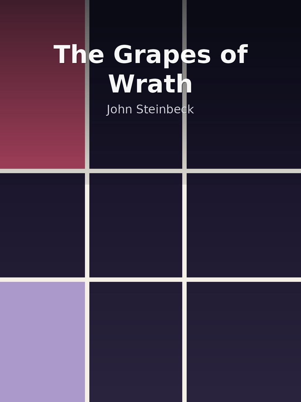 The Grapes of Wrath by John Steinbeck book cover