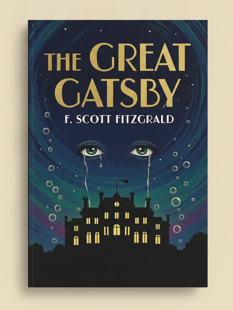 The Great Gatsby by F. Scott Fitzgerald book cover