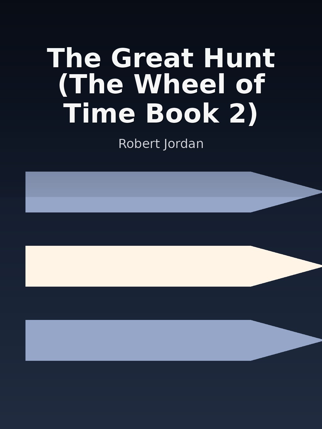 The Great Hunt (The Wheel of Time Book 2) by Robert Jordan book cover